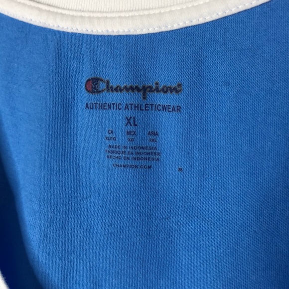 Champion Heritage Ringer Logo V-Neck Tank Top - Picture 5 of 7